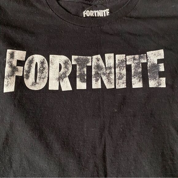 FORTNITE Long Sleeve Black T-Shirt Size Large - Picture 3 of 4